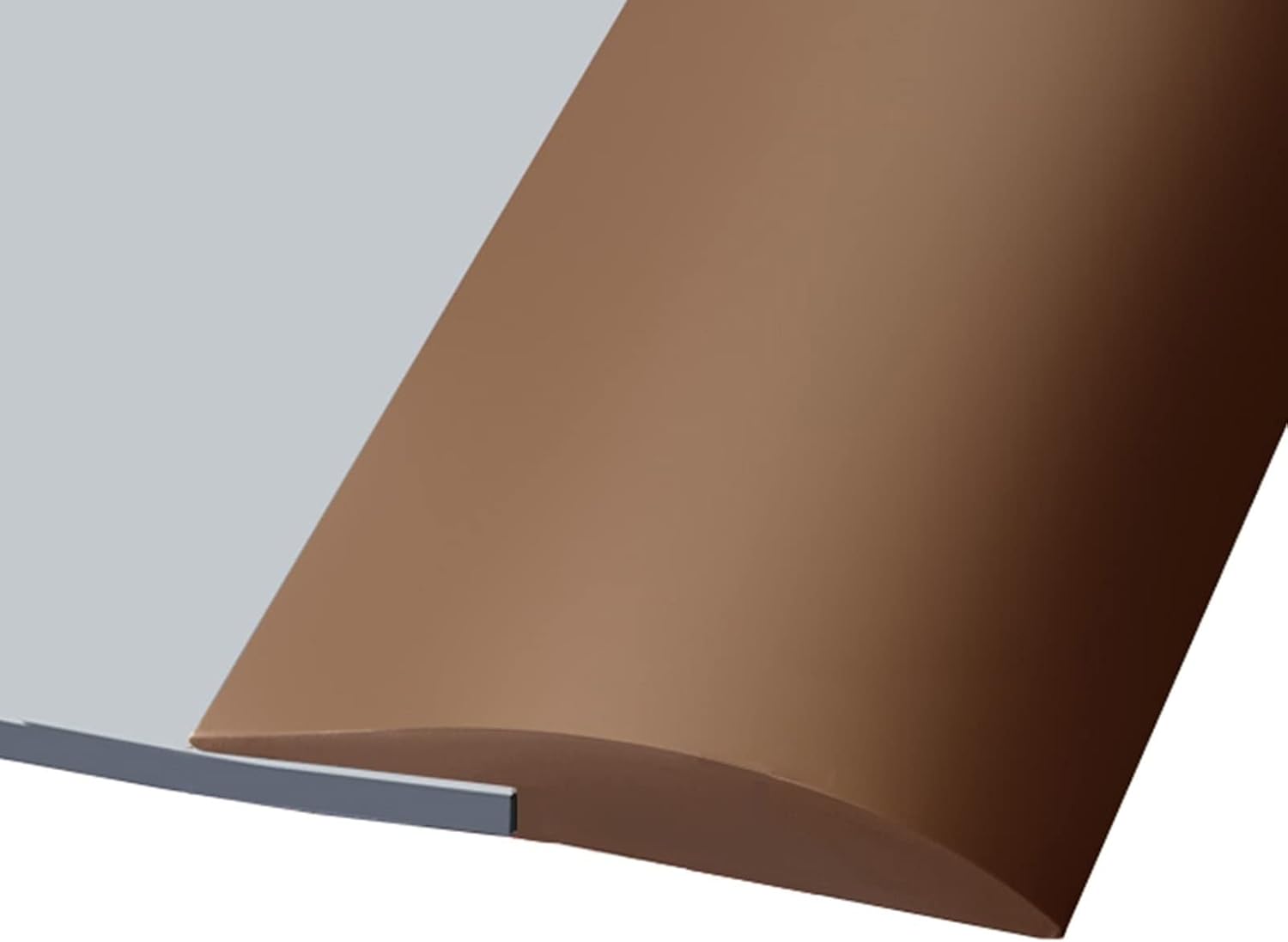 Carpet/Flooring Door Strip Carpet Floor Threshold Strip Wood to Tile, Soft Plastic Anti Slip Carpet Edge Trim for Doorways, for Floor with 0.3cm/0.1" Height Difference