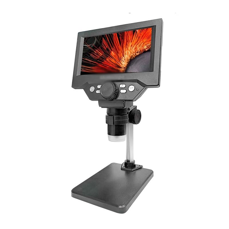 Microscope numérique LCD 1000X haute définition avec loupe et support stable