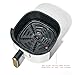 Beautiful 3 Qt Air Fryer - TurboCrisp Technology, White Icing - 4 Presets, Space-Saving Design, 75% Less Fat, Adjustable Temp, Dishwasher Safe. (White Icing)