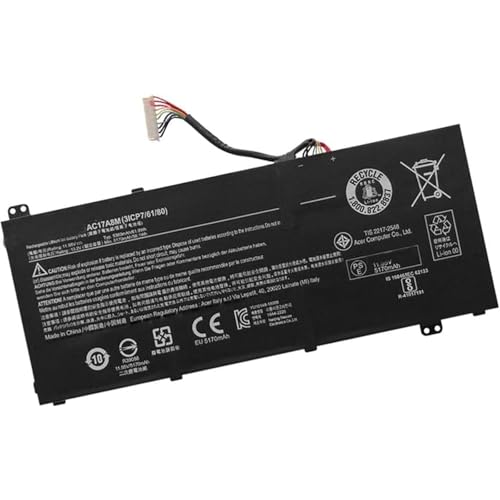 �݊� AC17A8M 5360MAH �����p�� �d�r �K�p����� for 3ICP7 Spin3 SP314 AC17A8M AC14A8L �����p�̃o�b�e���[ 1C2A 1�N�i���ۏ� [���s�A���i]