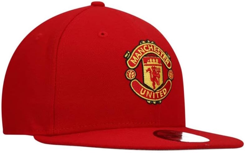 New Era Manchester United 9FIFTY Flat Peak Snapback Hat Red