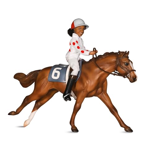 Breyer Cheryl White Rider Horse & Book Set 6236 miniatura 1