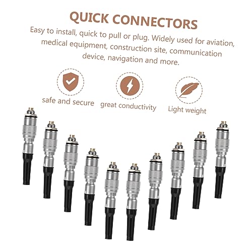 Conector enchufe aviación para dispositivos de comunicación miniatura 4
