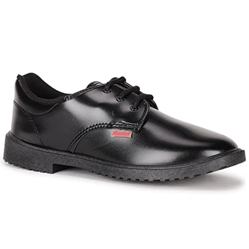 Buy BATA UnisexChild NOVA Scout Black School Uniform Shoe 2 UK