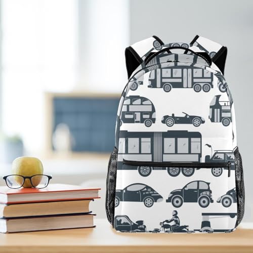 Sac à dos d'école multicolore 40cm pour adolescents et filles