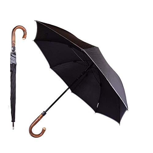 Preisvergleich Produktbild Tactical Umbrella Selbstverteidigungsschirm Rundhakengriff - unzerbrechlicher Regenschirm