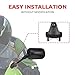 Motorcycle Rear View Mirrors Compatible with Ninja ZX6R ZX10R Ninja 636 Ninja 650 ZX6R 2005-2008 ZX-10R 2004-2010 Ninja 650 2009-2017