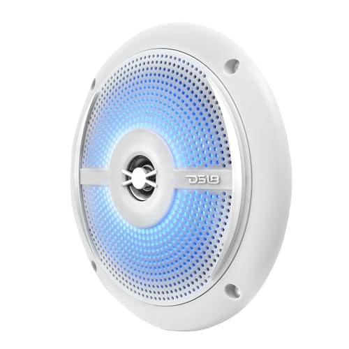 image for DS18 NXL-6SL/WH White Marine Slim Speaker – 6.5