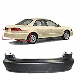 MBI AUTO - Primered, Rear Bumper Cover for 1998-2002 Honda Accord Sedan 98-02, HO1100184