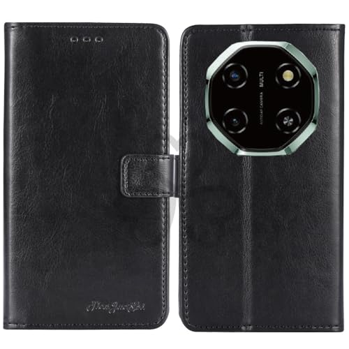 TienJueShi �u���b�N �r�W�l�X ���g�� �ω��� �X�^���h ���z TPU Silicone �V���R�[�� ���U�[ ���� Case Cover �J�[�h���[ �J�o�[ �P�[�X �|�[�` �蒠�^ ���eOscal Tiger 8 5G 6.88 inch