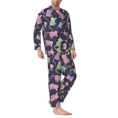 Ensemble pyjama classique Cute Mouse idéal pour une soirée confortable cocooning