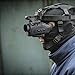 2Pack Digital Night Vision Monocular,1080P Infrared Ultralight Digital Night Vision Helmet Goggles,5X Digital Zoom 984Ft Full Dark Viewing Distance,7-Level Adjustable for Camping,Wildlife Watching