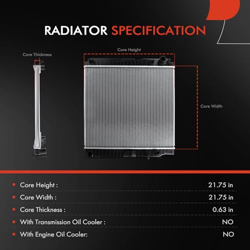 A-Premium Engine Coolant Radiator Compatible with Lincoln Model by A-Premium - Used condition - Image 2