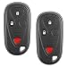 KeylessOption Keyless Entry Remote Control Car Key Fob Replacement for E4EG8D-444H-A (Pack of 2)