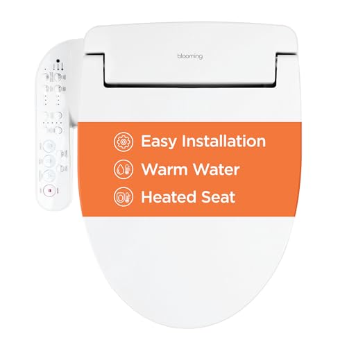 Blooming NB-1360E Bidet Toilet Seat, Warm Water with Stainless Steel
