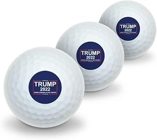 GRAPHICS & MORE Trump 2022 Novelty Golf Balls 3 Pack