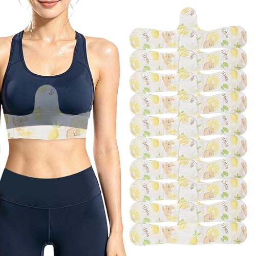 Almohadillas para el sudor de los senos y forros de sujetador (10 piezas) 7