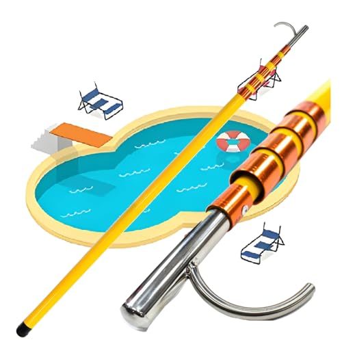 Gancho de rescate en piscinas para la protección de bañistas 2