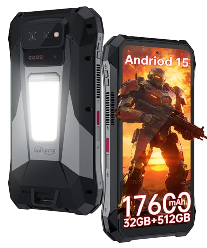 8849PRO Tank X 5G Rugged Smartphone Android 15 Mobile Phones with 220 Lumens Projector 32GB RAM+512GB ROM 6.78 LCD Screen 17600mAh Battery Cell Phone Unlocked 1200LM Camping Light/IP68/GPS