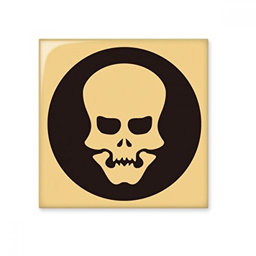 Carreau de céramique tête de mort Halloween pour mur de cuisine