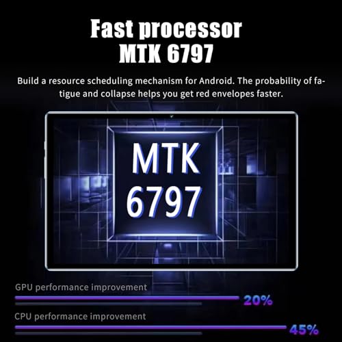 Namolit Tablet de 10,1 polegadas 8GB + 256GB 5G Chamando Processador MTK6797 de 10 núcleos 128GB de