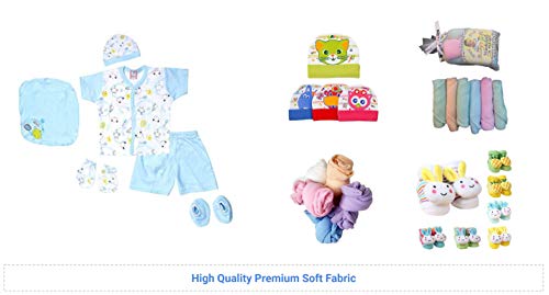 Image of 27 Pieces New Born Baby Gift Set for 0-6 Month Baby (Clothes, Feeding, Napkin and Toys) (27 Pieces Pack)