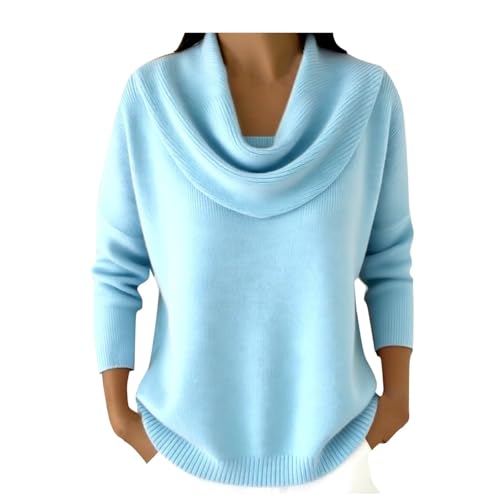 Cozy Sweaters for Women Cowl Neck Sweater for Women Casual
