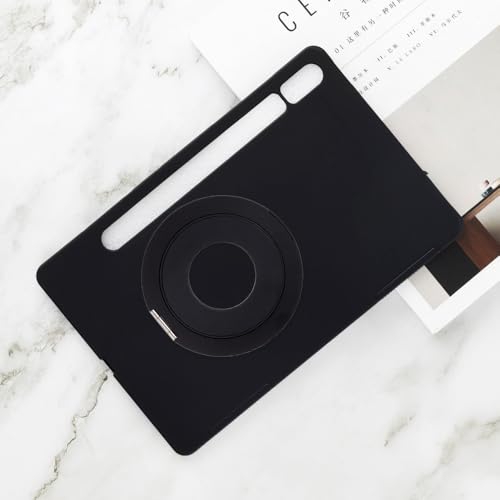 Funda Samsung Galaxy Tab S10 FE con soporte de mesa y mango protector negro 3
