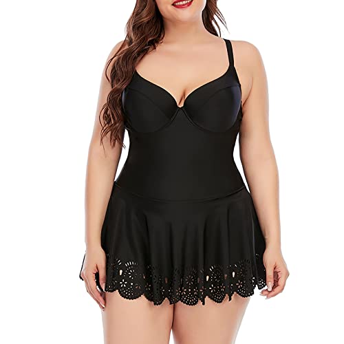 Bikini à imprimé tribal avec col en V et finitions festonnées