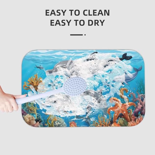 Tapis de bain en diatomée douce antidérapant pour douche et cuisine - 7