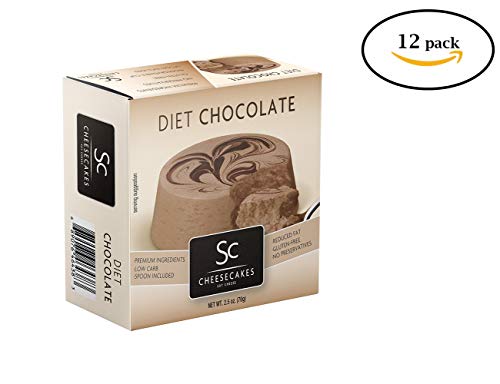 Pack Of 12 Say Cheese Gourmet Mini Diet Cheesecake - Diet Chocolate #TOP6
