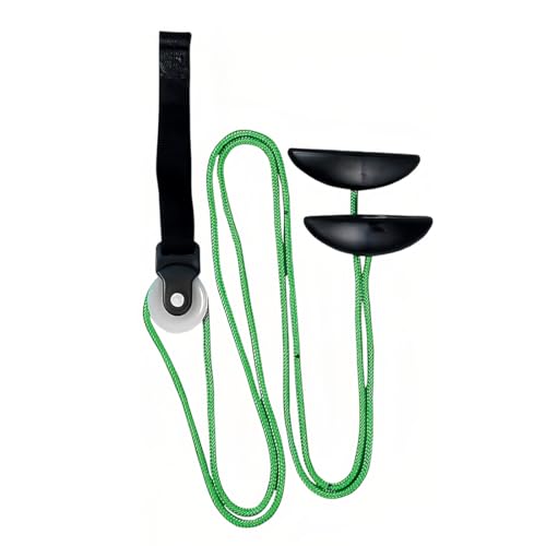 KSJEHW Fisioterapia Hombro Polea | Cuerda Elástica para Rehabilitación, Ejercicio y Prevención de Lesiones(Verde)