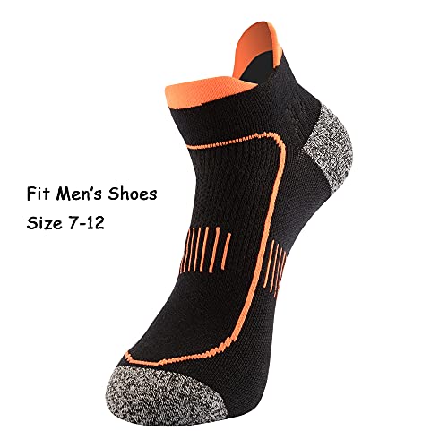 Men's Anti Sweat Odor Control Quick Dry Cotton Athletic Low Cut Ankle Running Socks4
