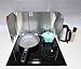 Splatter Guard for Cooking - Grease Splatter Screen - 5 Sided Splatter Guard Compact Type - Stainless Steel - Unfold 41.65 in x 14.17 in - Fold 8.26 in x 14.17 in x 1.06 in