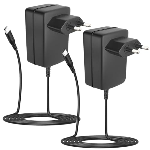 2 PCS Chargeur Mural USB C 5V 2A avec Adaptateur UE – Compatible avec Samsung Galaxy S8, S8 Plus, Note 8, LG G5, G6, HTC 10, Nexus 6P, 5X et Autres Appareils...