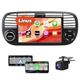 AWESAFE Sistema Linux Autoradio per Fiat 500 (2007-2015)