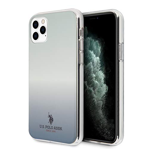 US Polo Assn USHCN65TRDGLB Coque de Protection pour iPhone 11 Pro Max Bleu