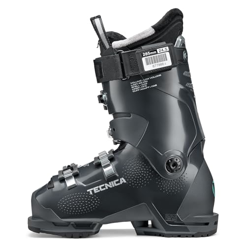 TECNICA Women's C.A.S. Cuff Adapt System Mach Sport LV Low Volume 85 Ski Boots for Intermediate Skiers, Graphite, 24.5
