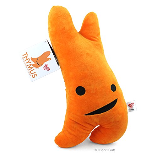 I Heart Guts Thymus Gland Plush - All Glands On Deck - 13" Immunology Stuffed Toy #TOP1