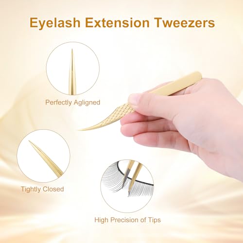 NAGARAKU Pinzas de Fibra Separadora Pestañas Precision Aislar Pinzas Depilar Profesional Inoxidable Agarre Antideslizante Aislamiento Multifunción Fiber Tweezer para Pestañas y Uñas (Dolphin AG-05) - imagen 4