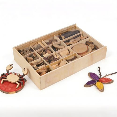 WhimWove DIY Wood Craft Kits Natural Wood Slices
