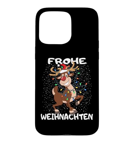 Frohe Weihnachten Reindeer Xmas Men Women Boys Girls Family �X�}�z�P�[�X iPhone 15 Pro Max �p