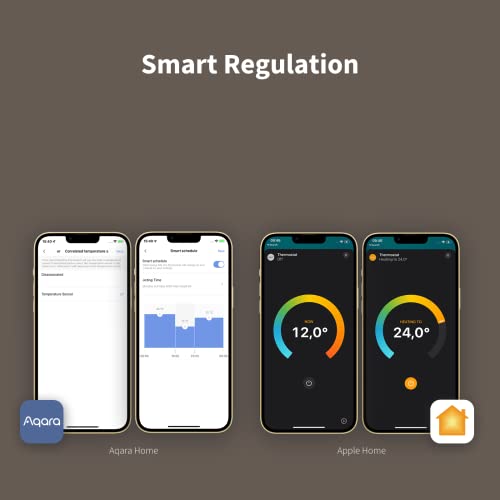 Thermostats Aqara Smart Radiator Thermostat E1, Requires AQARA ZIGBEE 3.0 HUB, Smart Thermostatic Radiator Valve with Voice Control, Geofencing Support, Compatible with HomeKit, Alexa, Google Assistant and IFTTT SmartThings Compatible Thermostats Aqara Smart Radiator Thermostat E1, Requires AQARA ZIGBEE 3.0 HUB, Smart Thermostatic Radiator Valve with Voice Control, Geofencing Support, Compatible with HomeKit, Alexa, Google Assistant and IFTTT SmartThings Compatible