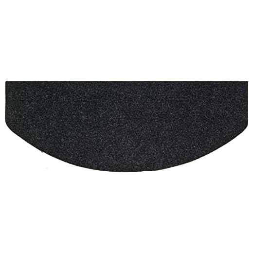 Tapis d'escalier Auto-adhésifs, Tapis Anti-dérapant, polypropylène résistant, Set de 15, Couleur:Anthrazit, Taille:23x65cm