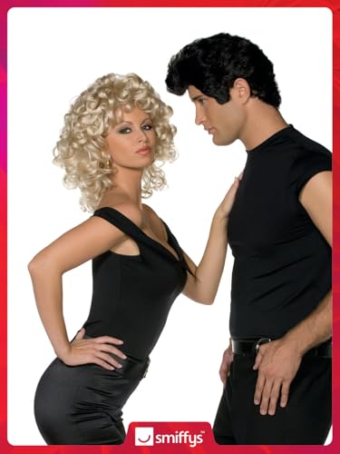 Smiffys 42099 Danny Wig - Black thumb #1