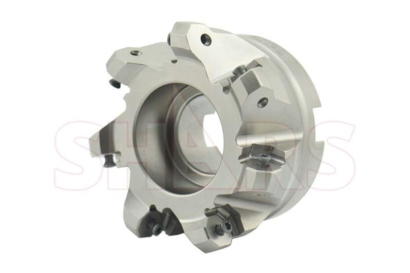 Shars 4" 45° Indexable Face Mill ONHU 16 Cutting Edge Insert + Certificate 404-2630W R[