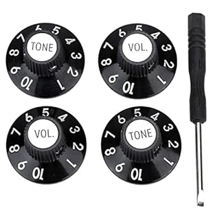 Mostly use in amp, amplifier, effect pedal, stomp-boxes,etc. The skirted knob has metal set screw, fits common 1/4 inch solid shaft imperial size pots, fits most USA made amp/pedal device and USA CTS/Fender/Bourns/Dimarzio standard pots. If your pot ...