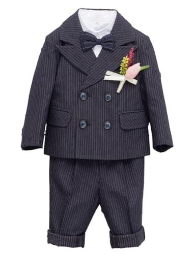 Costume à pinces garçon Ulnomio smoking ajustable enfant 3 pièces