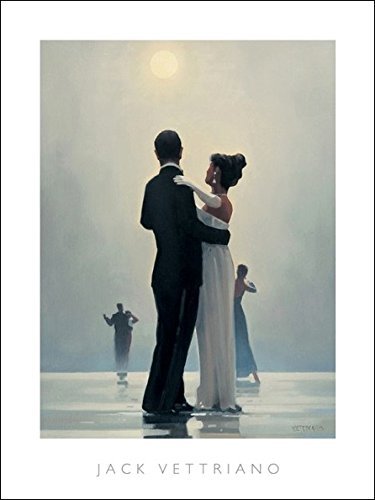 Migneco & Smith Jack Vettriano Dance me to The End of Love 'impresión en Offset cm.60 x 80 cod.078060