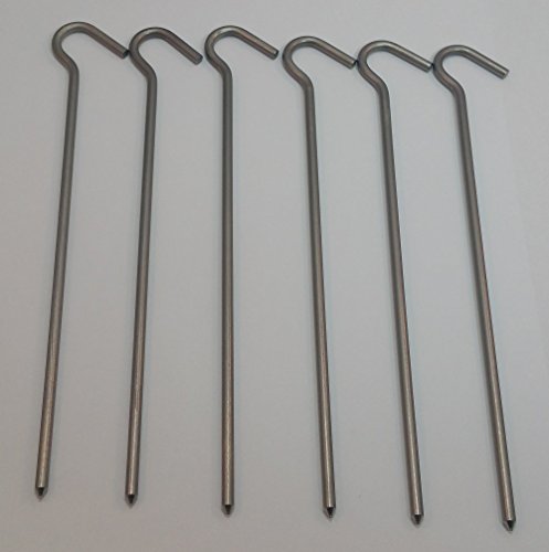DutchWare Titanium Hook Stake - 6 Pack